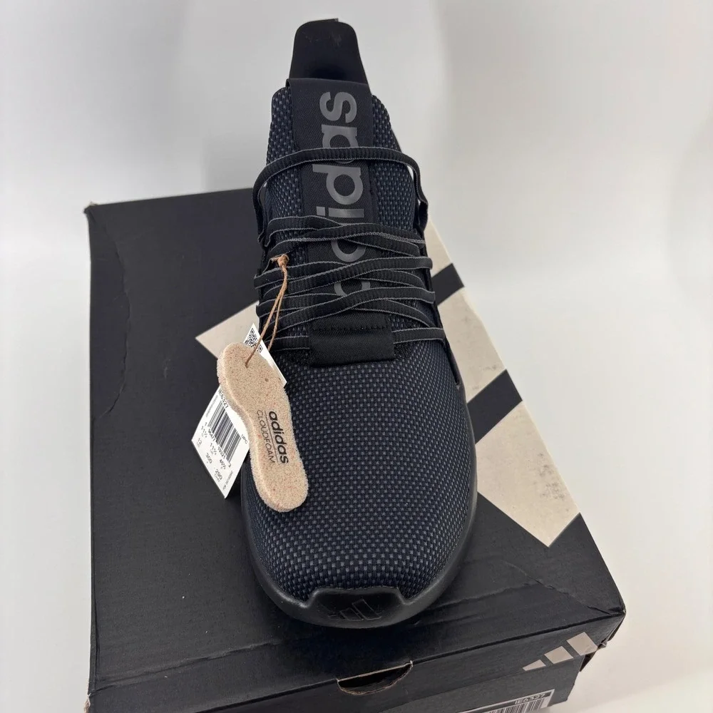 Adidas Lite Racer Adapt 7.0 Mens Size 12 Black IE6327 Slip On Sneakers NEW NIB